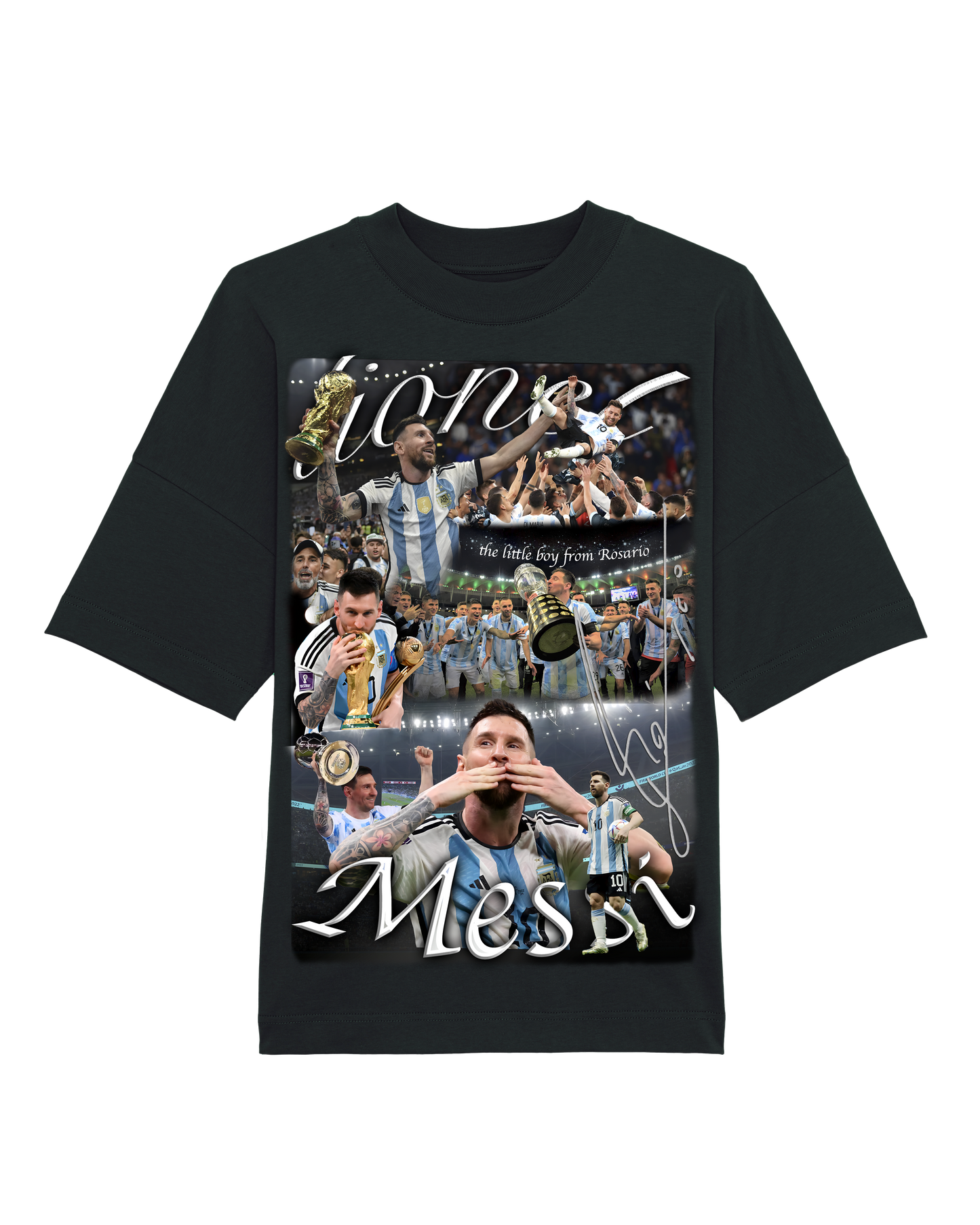 Messi Goat T-shirt Black